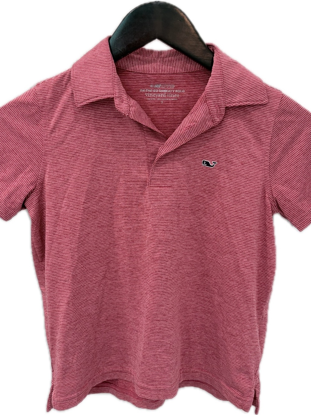 Vineyard Vines Kids Polo Shirt - Red Stripe